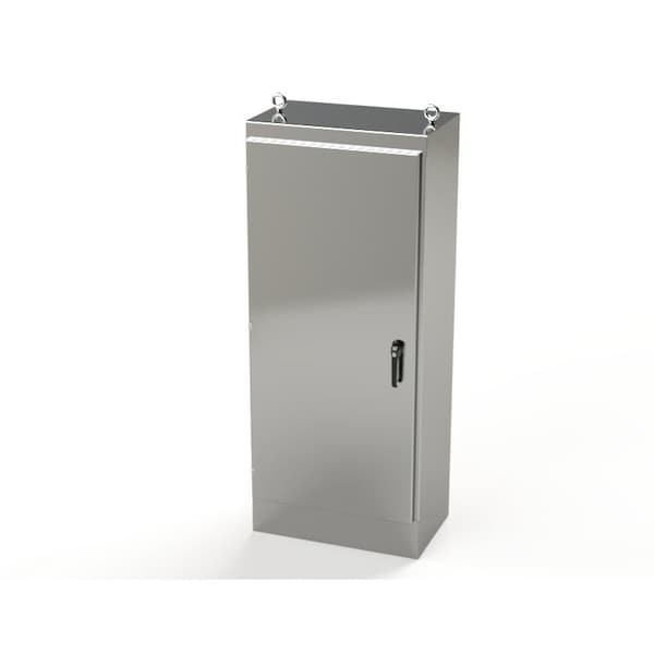 3 Point Latch with Padlock/Keylock Handle Electrical Enclosures, 72 in H, 18 in D, 30 in W